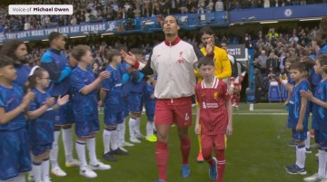 切尔西赛前列队！范迪克：我们理应受到列队致敬，还剩三场比赛